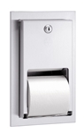 Bradley #5412 Dual Roll Toilet Tissue Dispenser