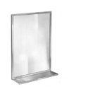Bradley #7815- 24 x 36" Channel Frame Mirror w/ Shelf