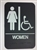 Women's Handicap Accessible Sign